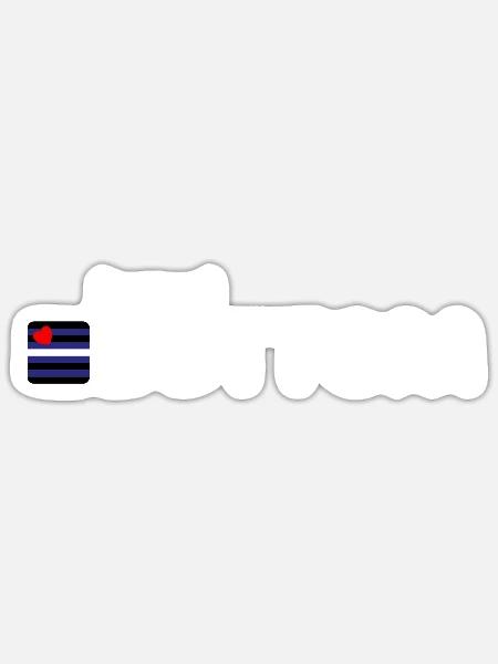 [power] BOTTOM - Sticker Größe S (10 x 10 cm) - Mattweiß
