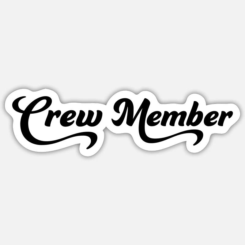 crew Sticker taille S (10 x 10 cm)