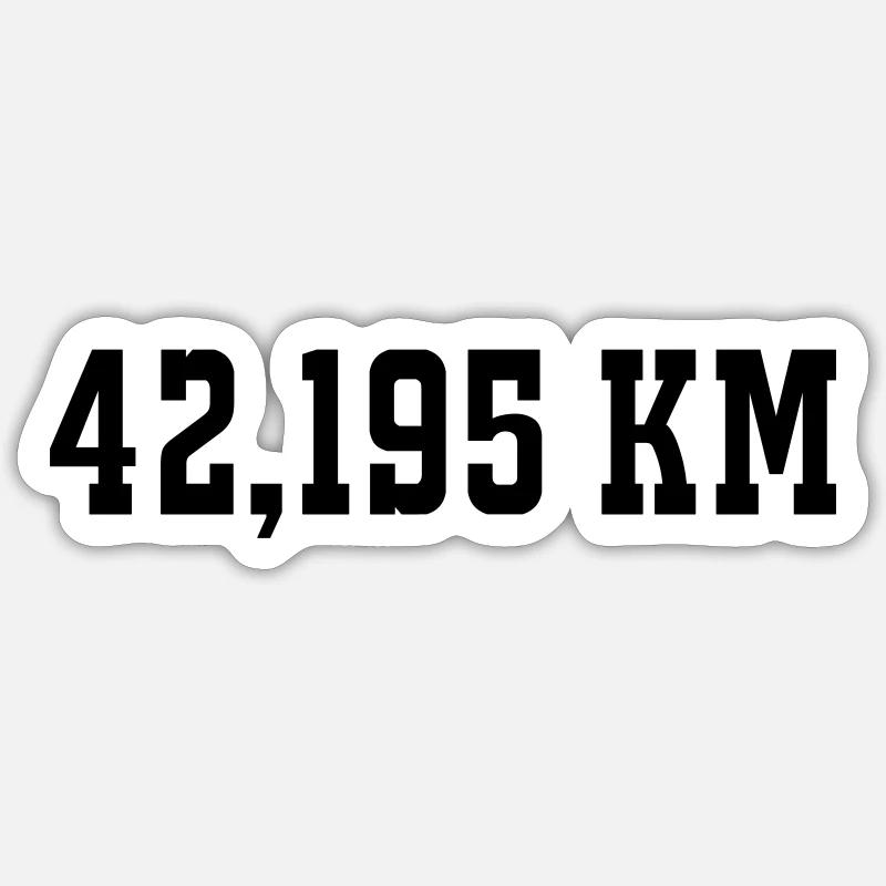 marathon Sticker size S (10 x 10 cm)