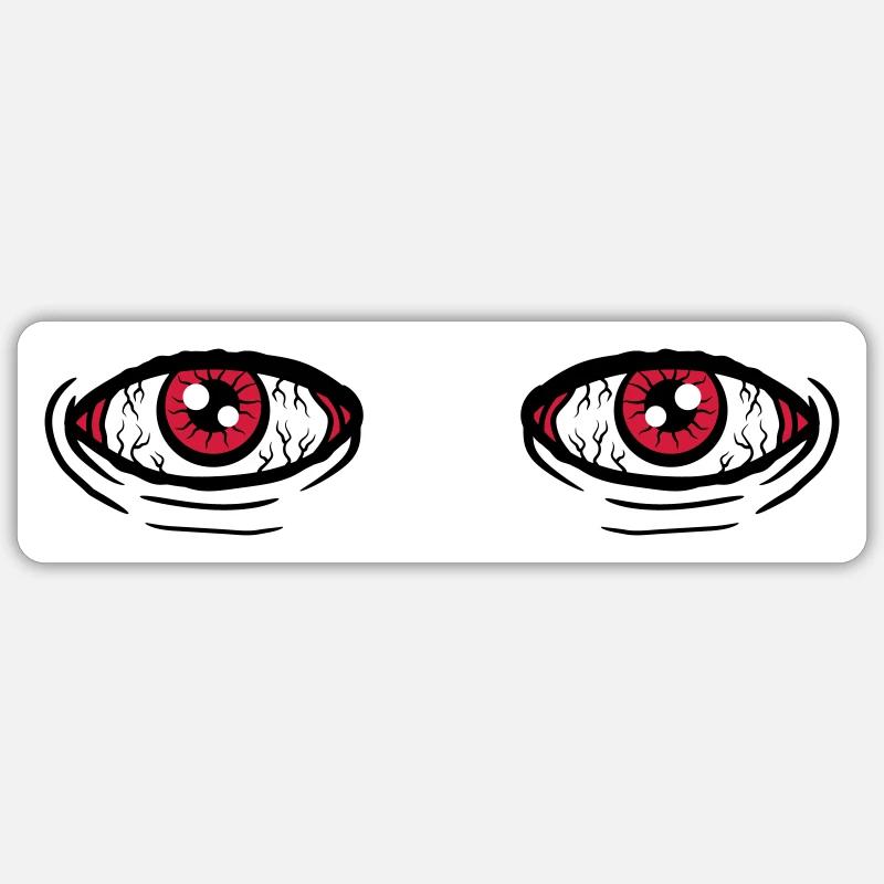2 big eyes Sticker size S (10 x 10 cm)
