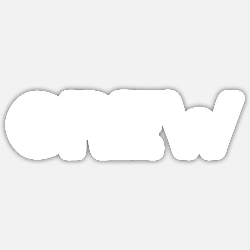 Crew Vector Design Sticker size S (10 x 10 cm)