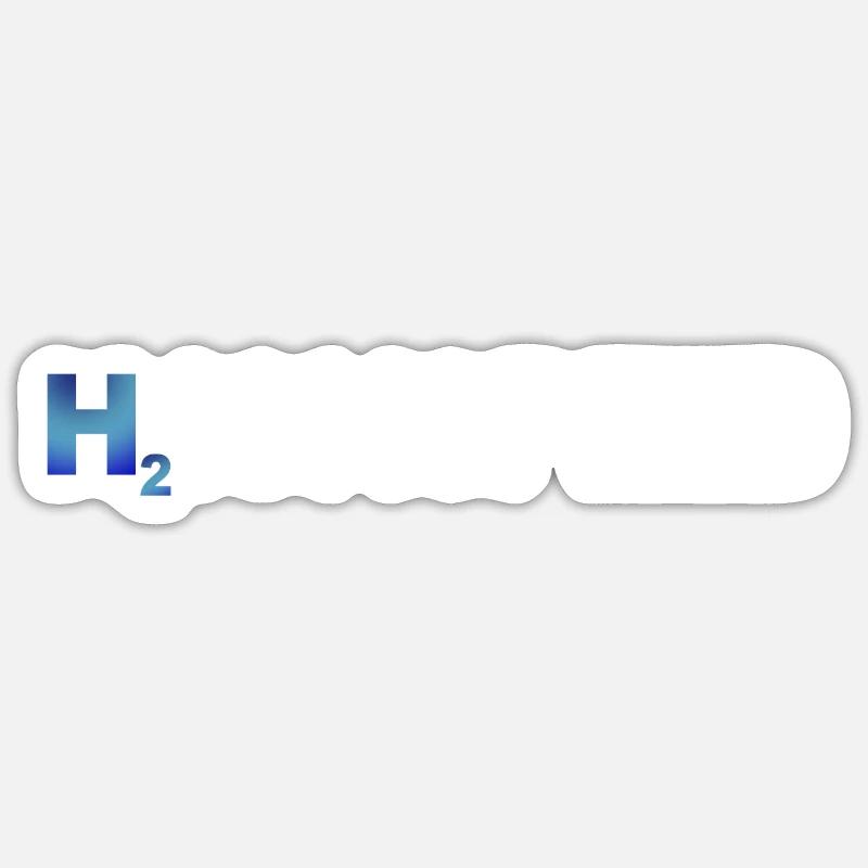 High-speed hydrogen Sticker size S (10 x 10 cm)