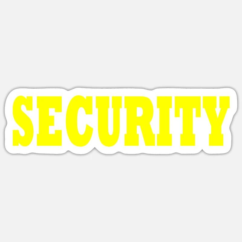 Security Sticker size S (10 x 10 cm)