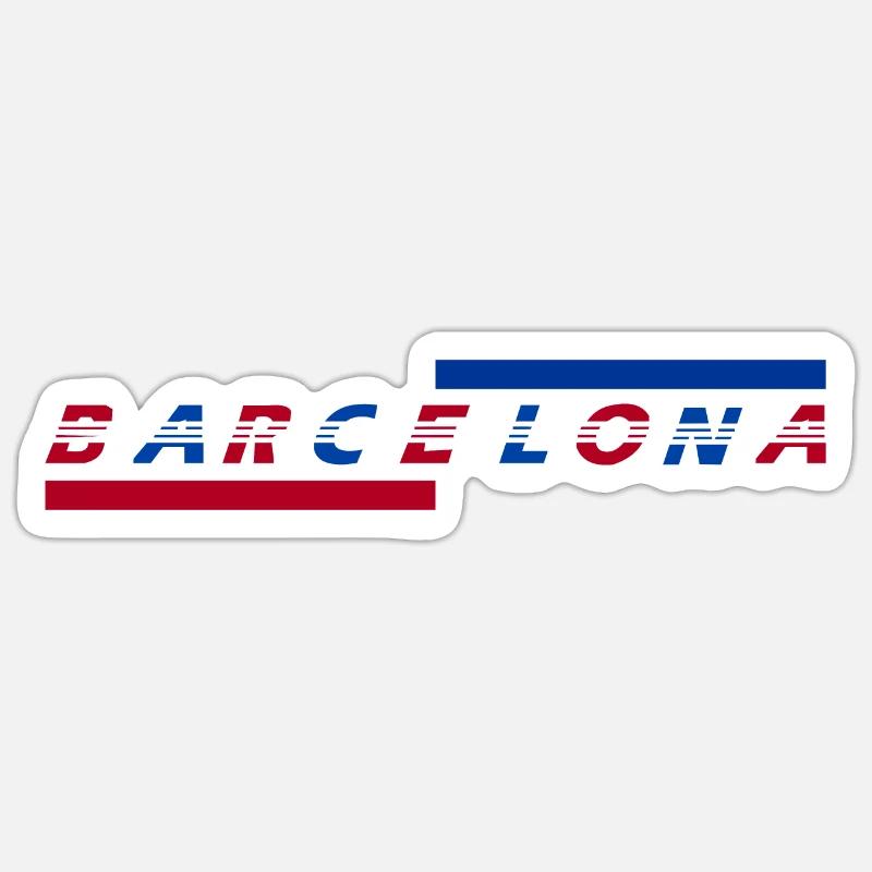 Barcelone Sticker taille S (10 x 10 cm)