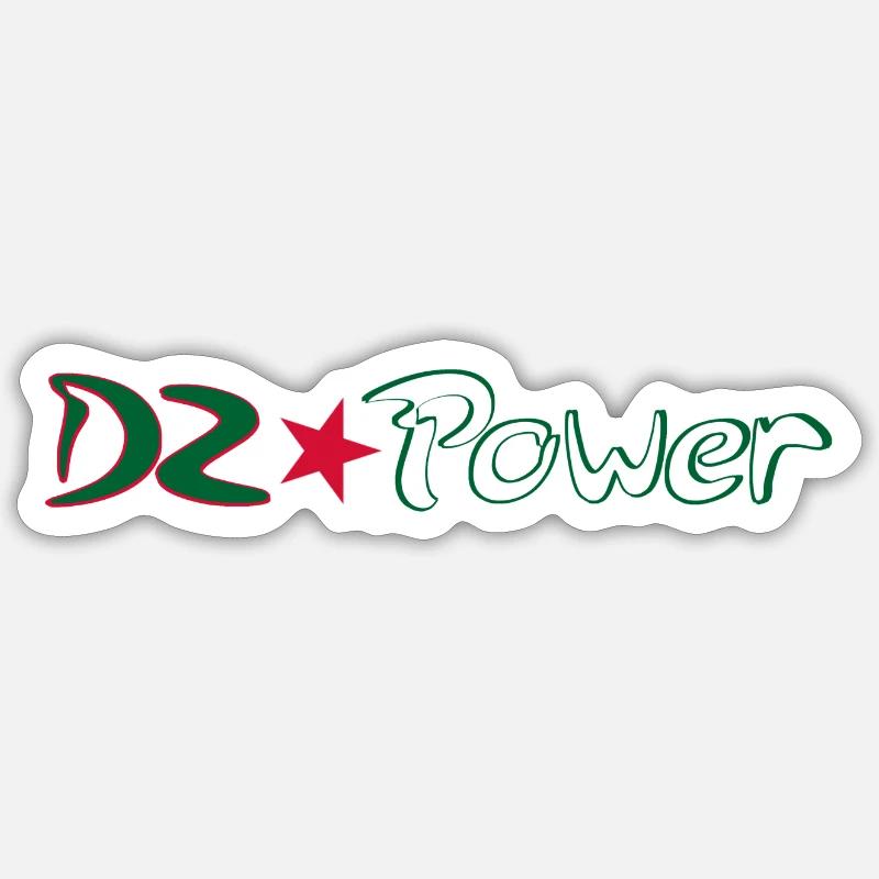 DZ Power - Sticker size S (10 x 10 cm) - white matte