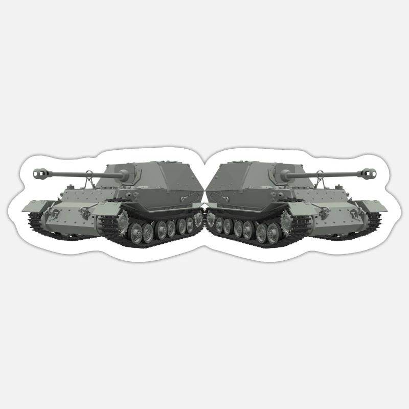 Elephant - Sticker taille S (10 x 10 cm) - blanc mat