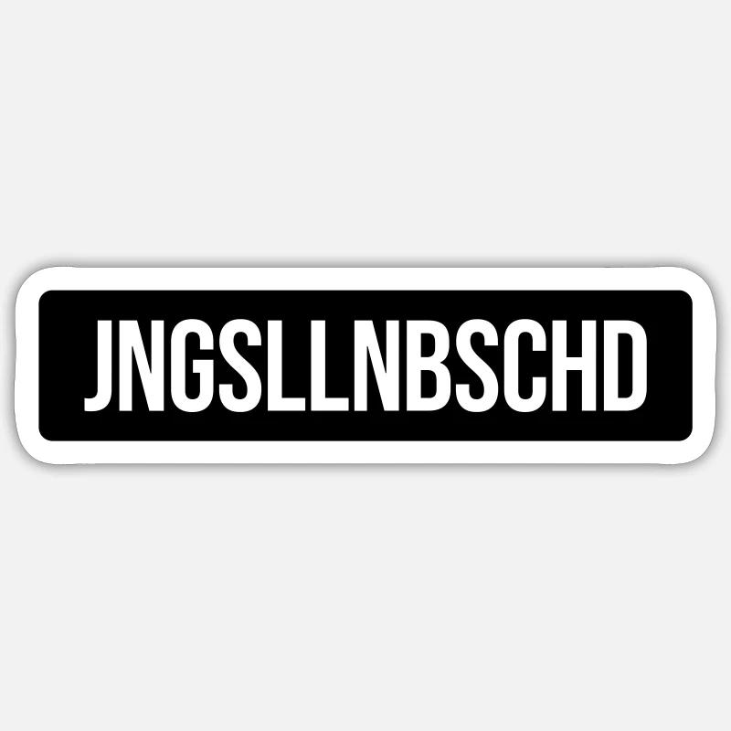 Junggesellenabschied Ideen - Sticker Größe S (10 x 10 cm) - Mattweiß