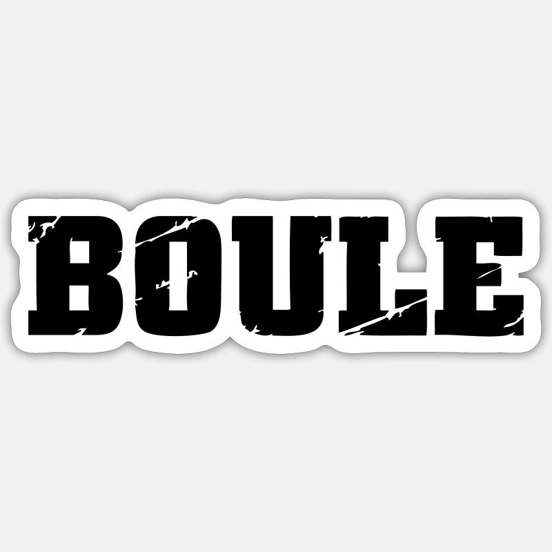 Boule Sticker Größe S (10 x 10 cm)