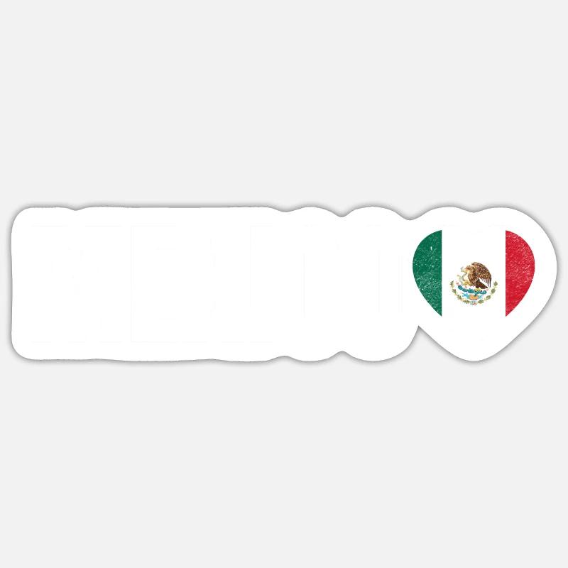 Mexico - Sticker size S (10 x 10 cm) - white matte