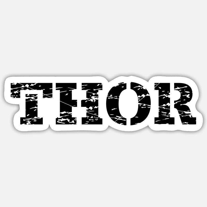 Thor Sticker Größe S (10 x 10 cm)