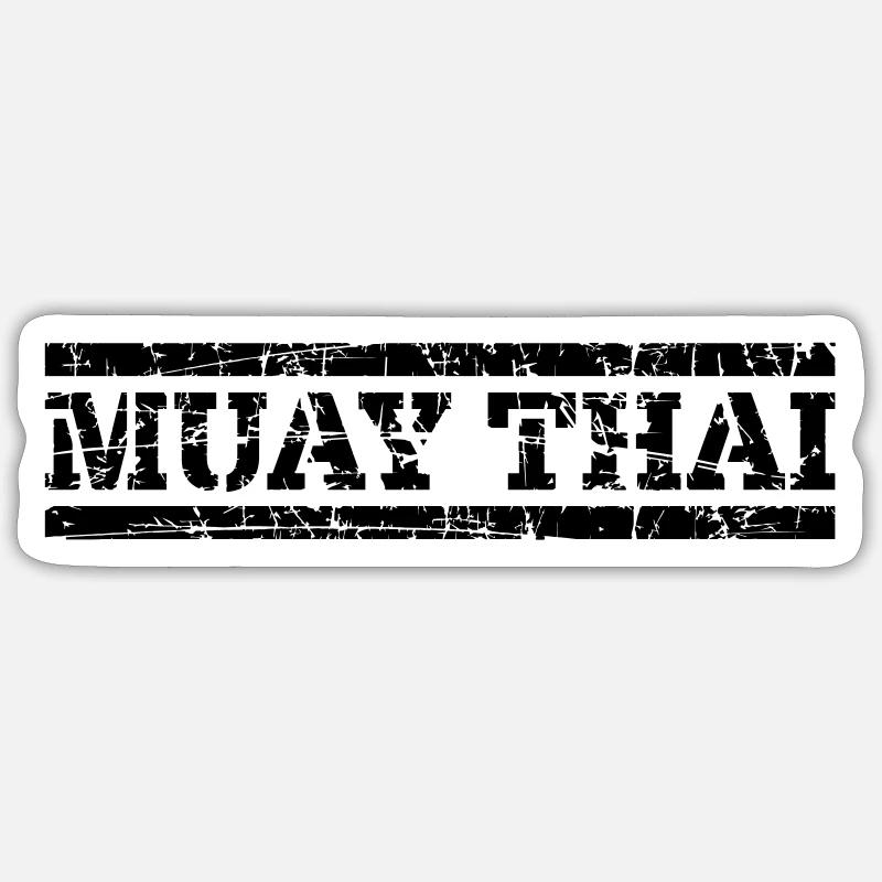 Muay Thai Sticker size S (10 x 10 cm)
