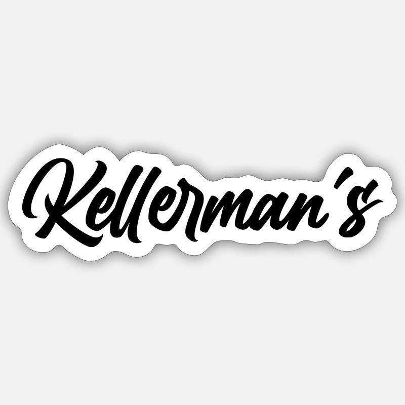 Kellermans - Sticker Größe S (10 x 10 cm) - Mattweiß