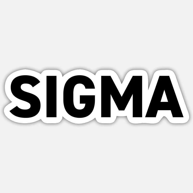 Sigma Dark Pack Rang Sticker taille S (10 x 10 cm)
