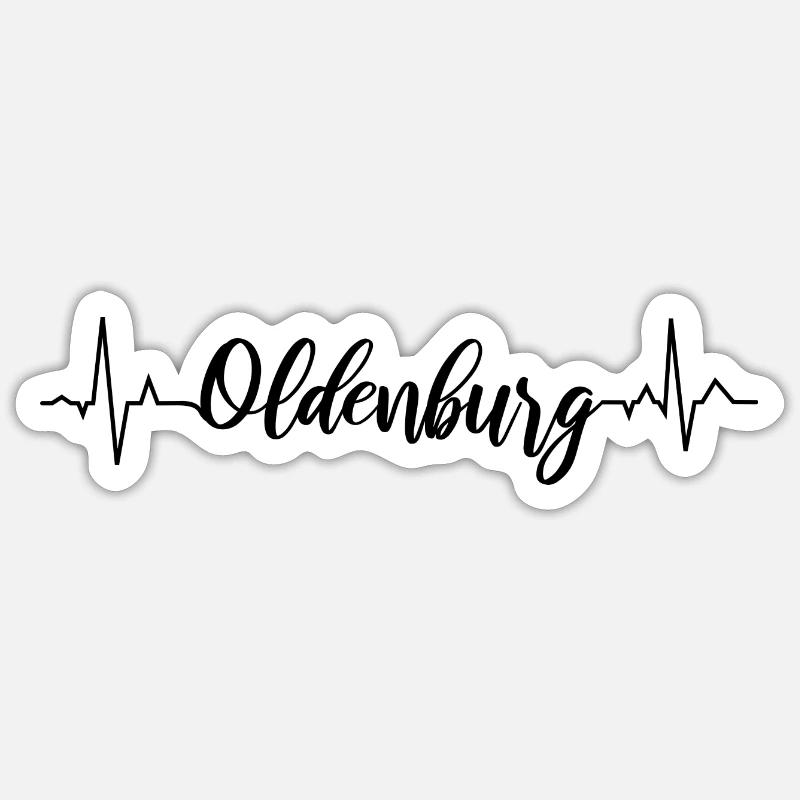 ECG Oldenburg Sticker taille S (10 x 10 cm)