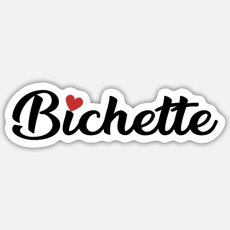Bichette idée de cadeau mignon Sticker taille S (10 x 10 cm)