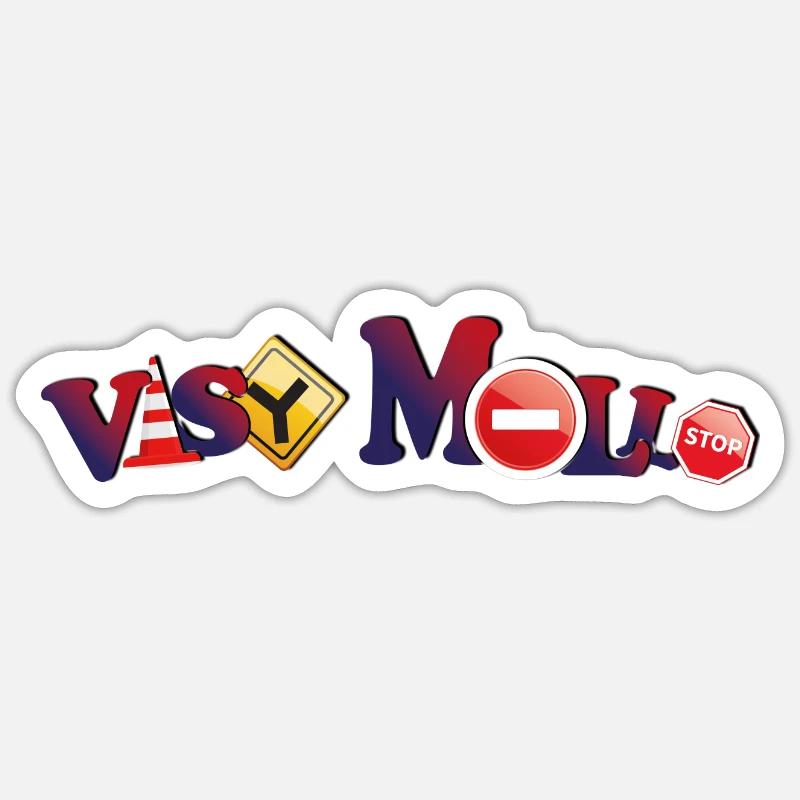 Vasy mollo - code de la route - permis de conduire Sticker taille S (10 x 10 cm)