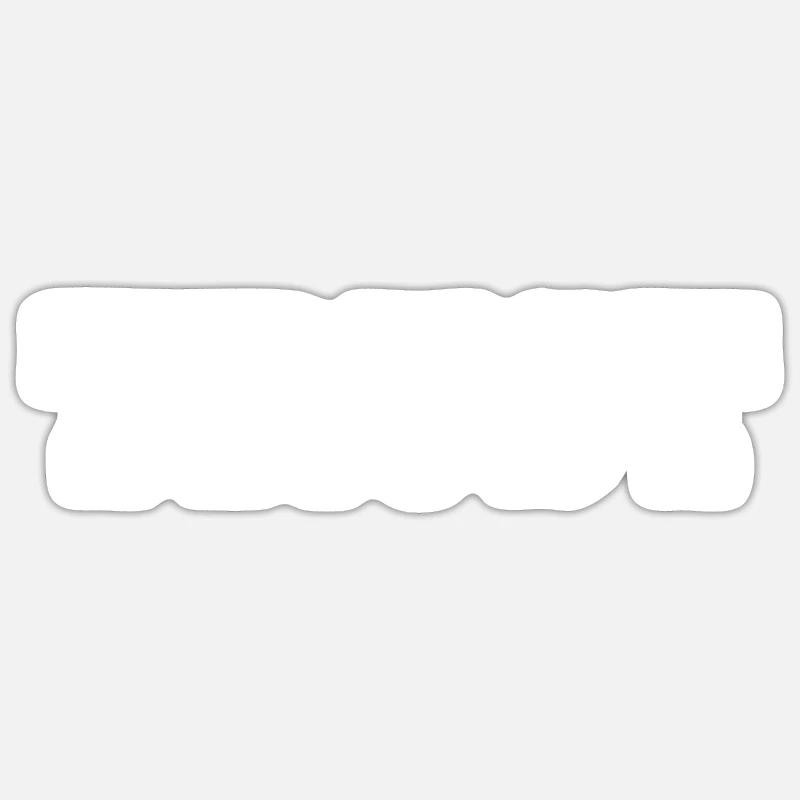 Trust - Sticker taille S (10 x 10 cm) - blanc mat