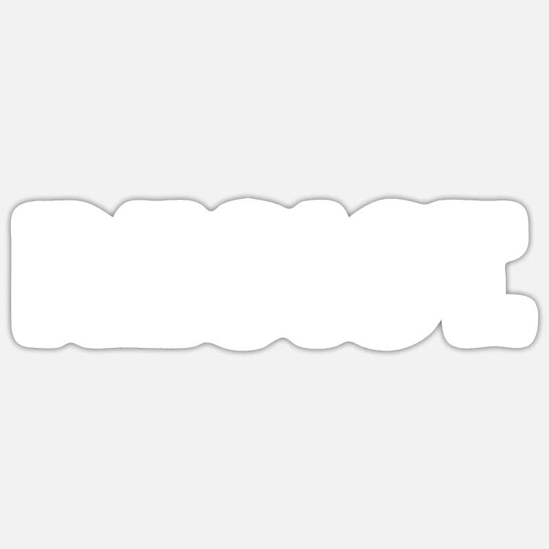 Resist - Sticker size S (10 x 10 cm) - white matte
