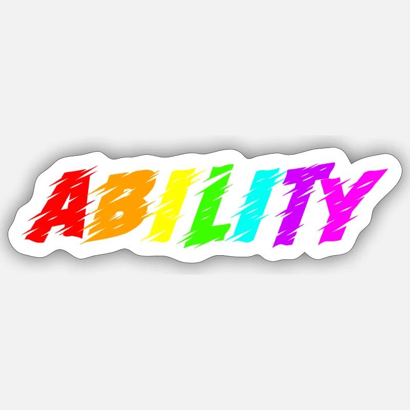 Ability Sticker size S (10 x 10 cm)