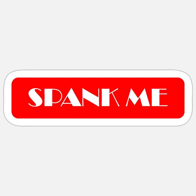 Fessée Sticker taille S (10 x 10 cm)