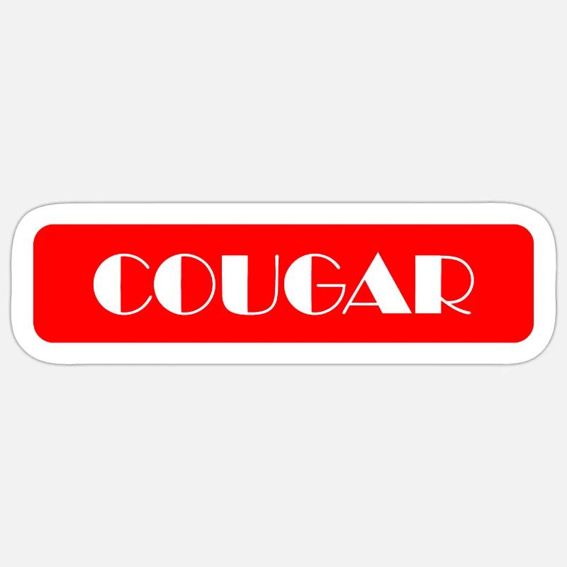 Cougar Sticker taille S (10 x 10 cm)