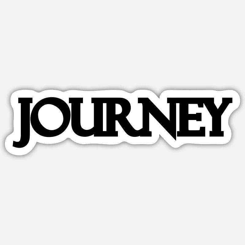 journey - Sticker Größe S (10 x 10 cm) - Mattweiß