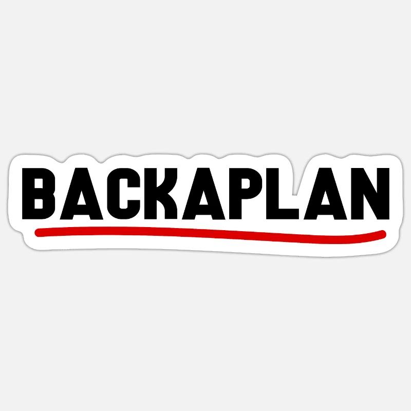 Backaplan Sticker taille S (10 x 10 cm)