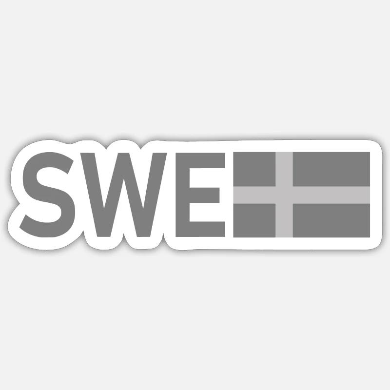 Taktisches Grau ENG - Sticker Größe S (10 x 10 cm) - Mattweiß