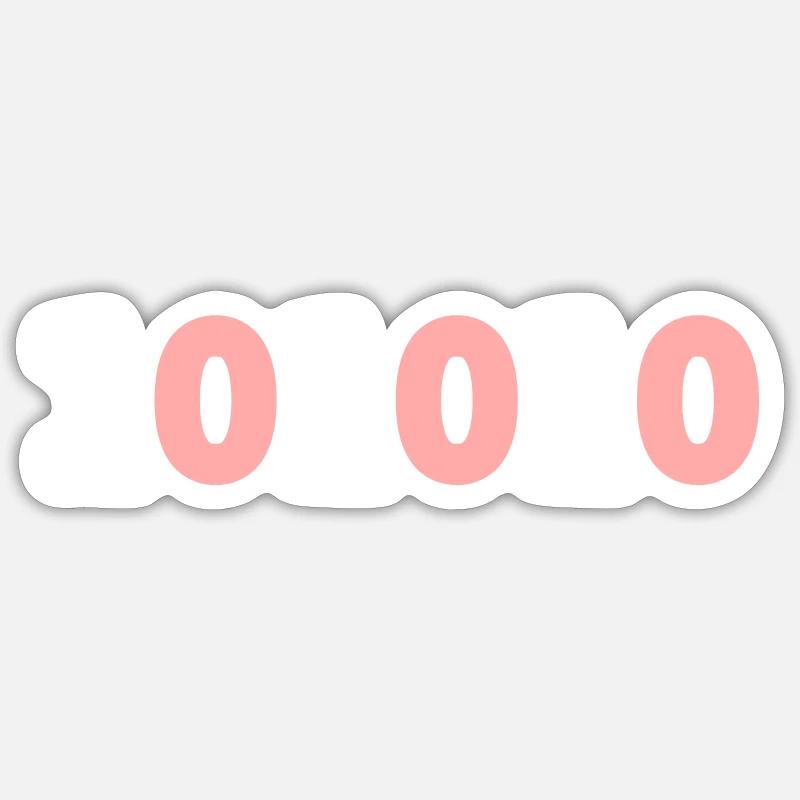 42 binär Binärcode leben sci-fi Antwort Vector - Sticker Größe S (10 x 10 cm) - Mattweiß