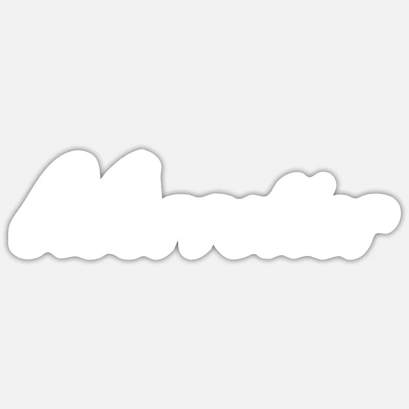 beaver lovers funny builder beaver rat Sticker size S (10 x 10 cm)
