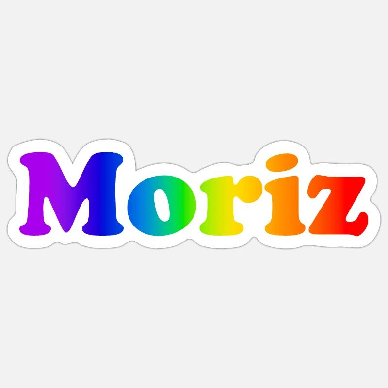 Moriz - Sticker taille S (10 x 10 cm) - blanc mat