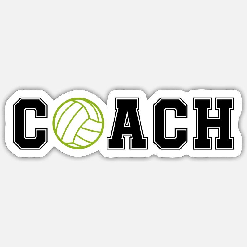 Handball Coach Sticker size S (10 x 10 cm)