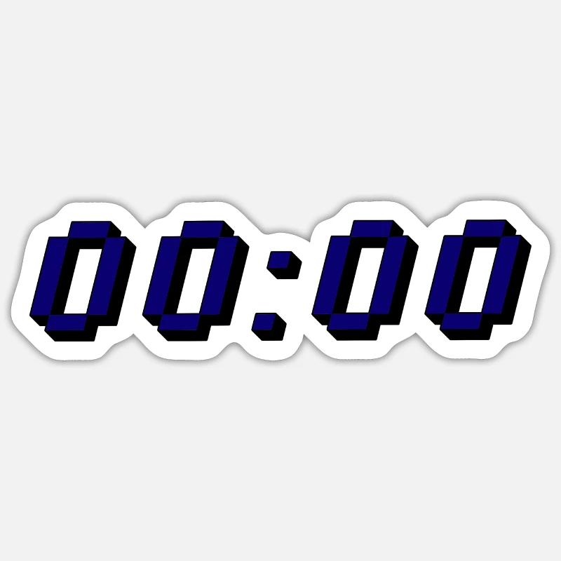 Time out3 Sticker Größe S (10 x 10 cm)