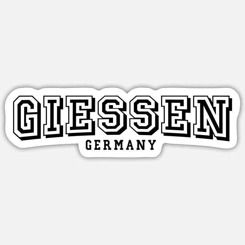 Giessen Sticker Größe S (10 x 10 cm)