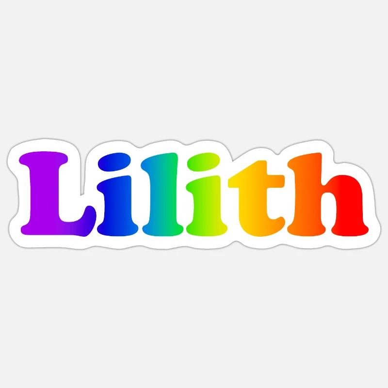 Lilith - Sticker Größe S (10 x 10 cm) - Mattweiß