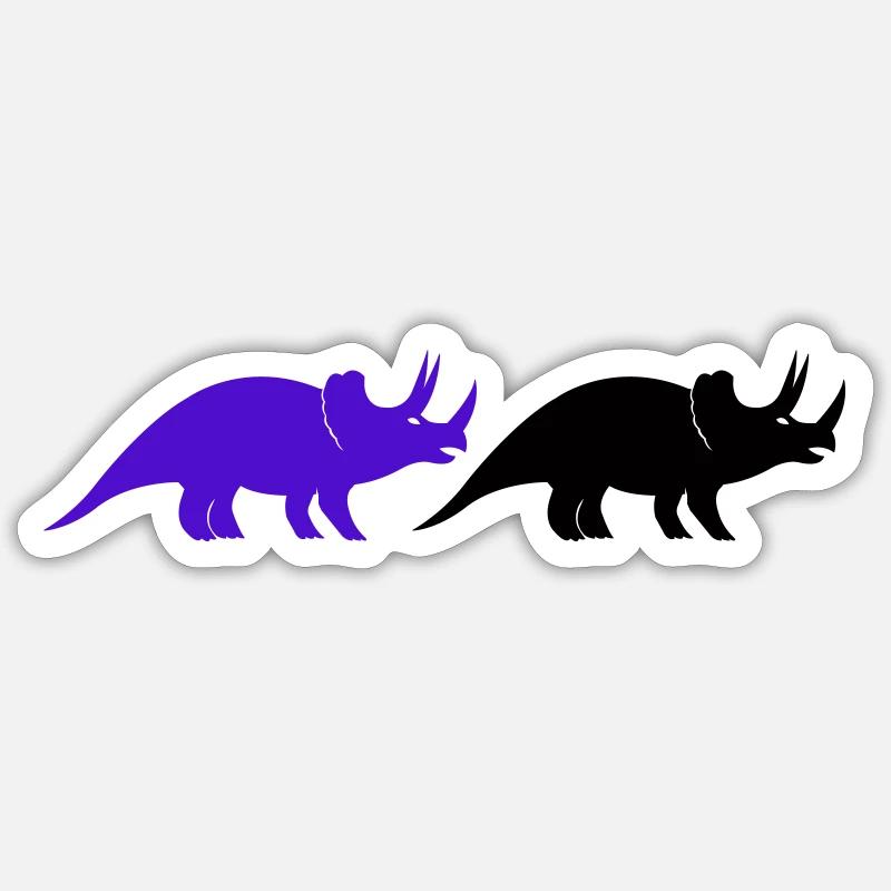 Triceratops Sticker size S (10 x 10 cm)