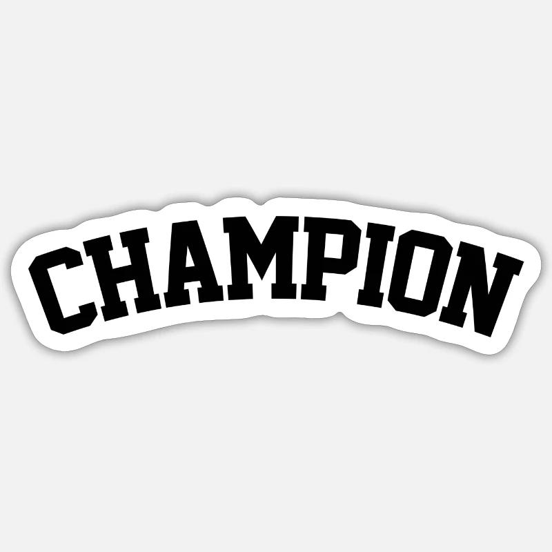 CHAMPION Sticker taille S (10 x 10 cm)