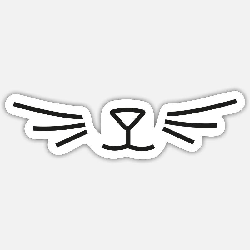 Katze Sticker Größe S (10 x 10 cm)