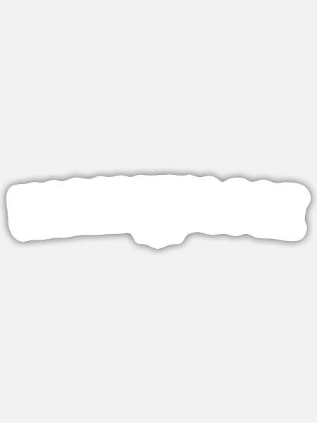 Karmatologe weiss - Sticker Größe S (10 x 10 cm) - Mattweiß