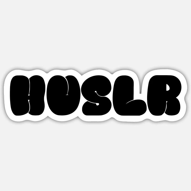 HUSLR Sticker size S (10 x 10 cm)