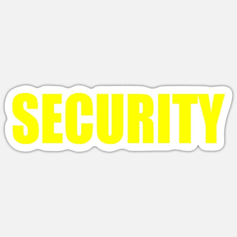Security Sticker size S (10 x 10 cm)