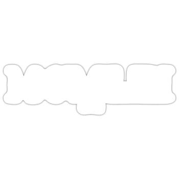 Roman Numeral Year of Birth Made in 1961 - Sticker size S (10 x 10 cm) - white matte - Front