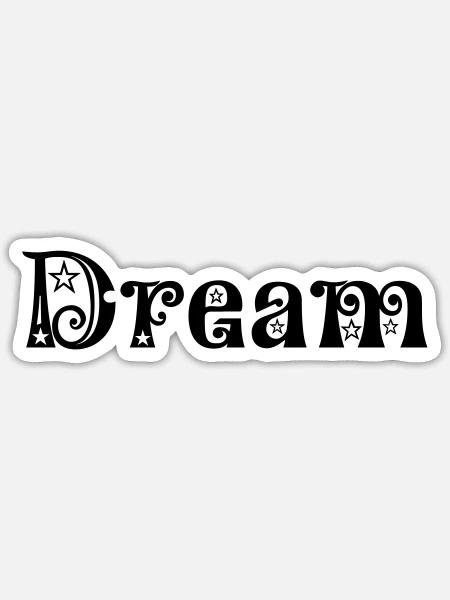 Dream Team Valentinstag Paarshirt Partnerlook Love - Sticker Größe S (10 x 10 cm) - Mattweiß