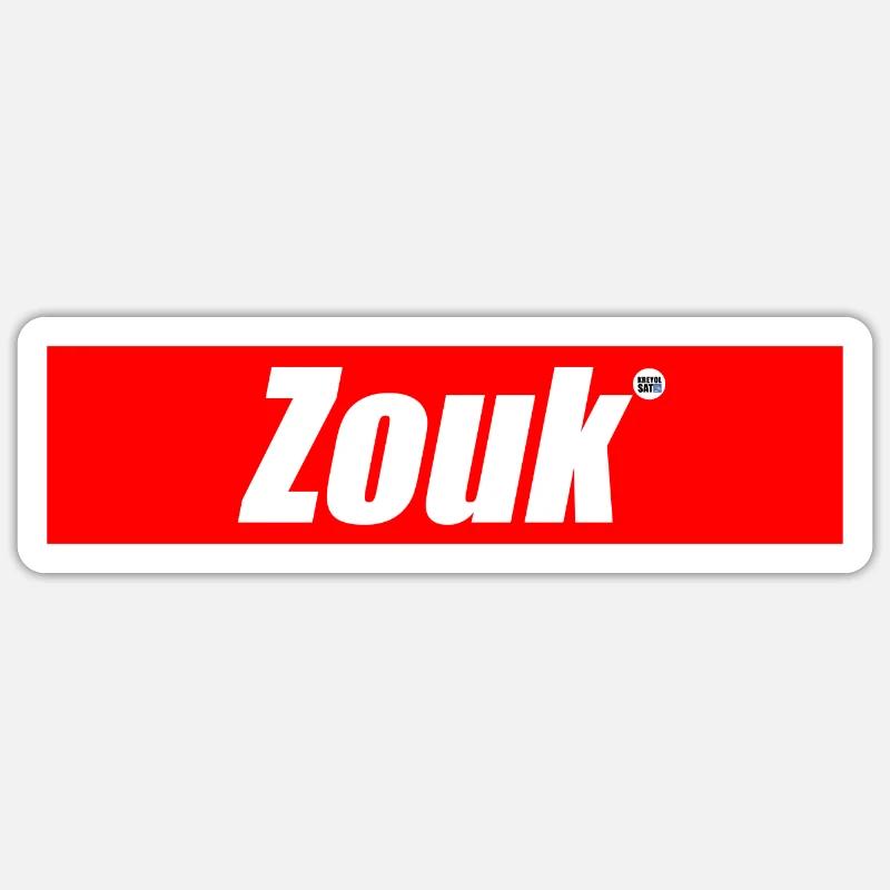 Zouk - Kreyol Sat Sticker size S (10 x 10 cm)
