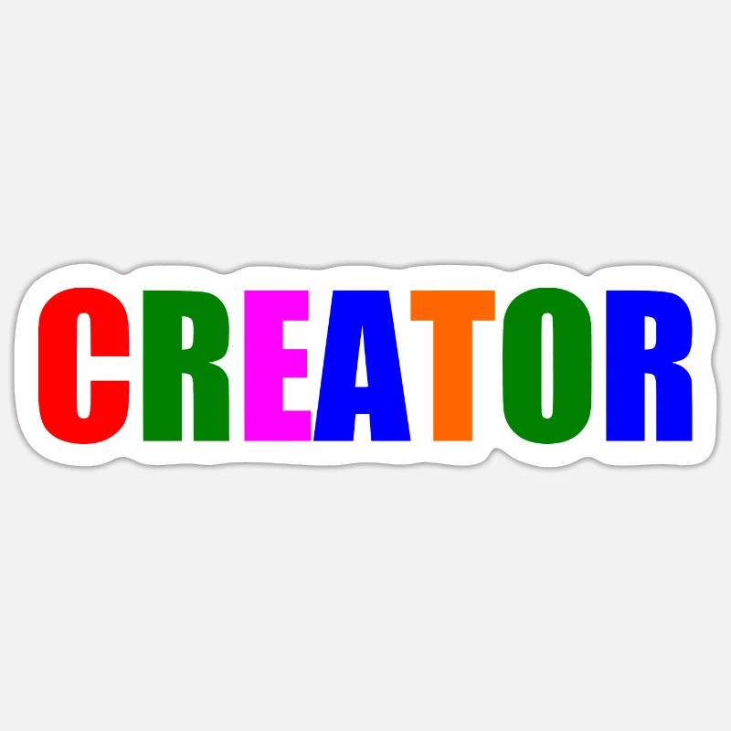 Creator Sticker size S (10 x 10 cm)
