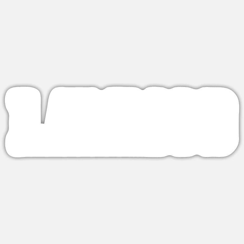 Nom - Leano - Sticker taille S (10 x 10 cm) - blanc mat