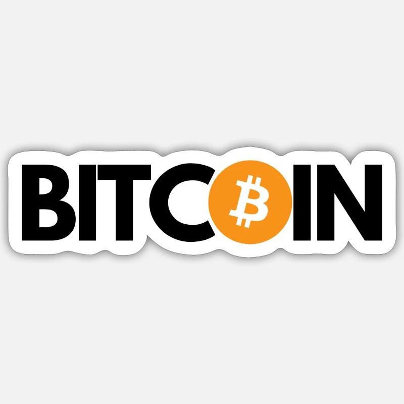 Krypto BITCOIN 2 Sticker Größe S (10 x 10 cm)