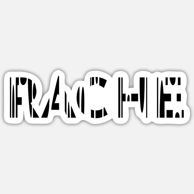 Revenge - Sticker size S (10 x 10 cm) - white matte