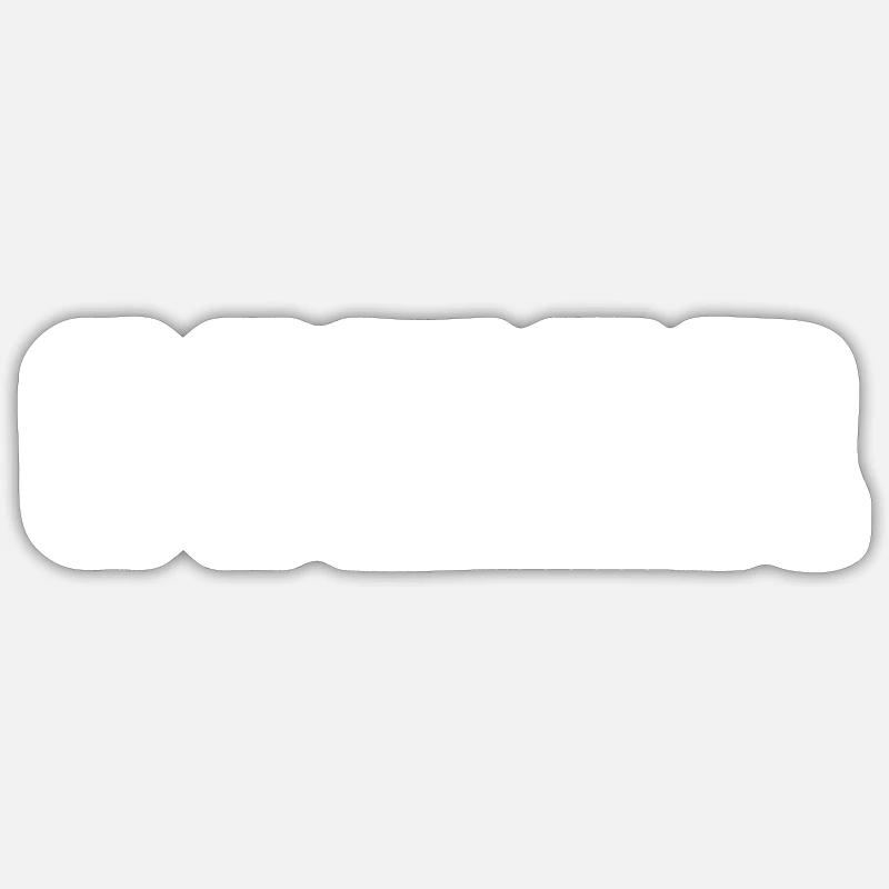 Nom - Oskar - Sticker taille S (10 x 10 cm) - blanc mat