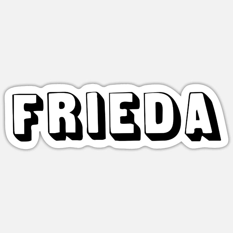 Name - Frieda Sticker Größe S (10 x 10 cm)
